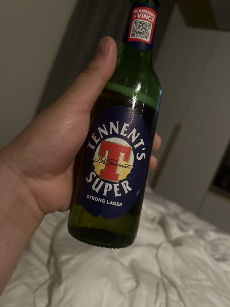 Tennents super strong lager